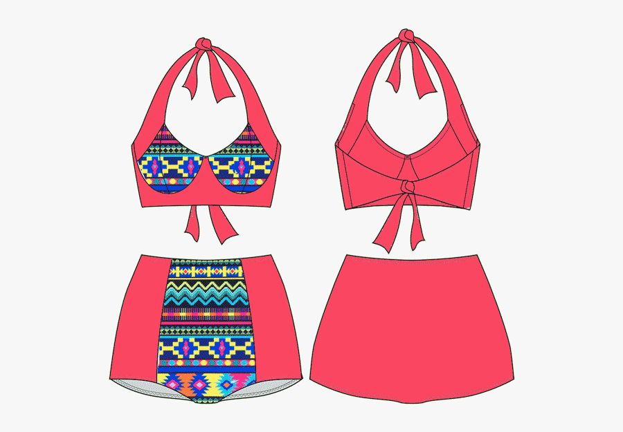 Free Halter Neck Sewing Pattern, Transparent Clipart