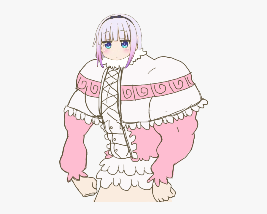 Pink,cartoon,anime,hime Cut,illustration,clip Art,long - Dragon Maid Loli, Transparent Clipart