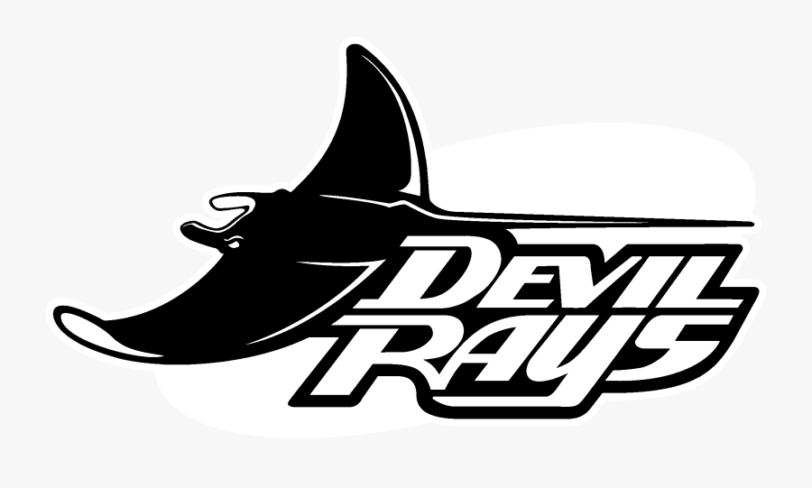 Hd Devil Logo Black - Tampa Bay Rays Retro Logo, Transparent Clipart