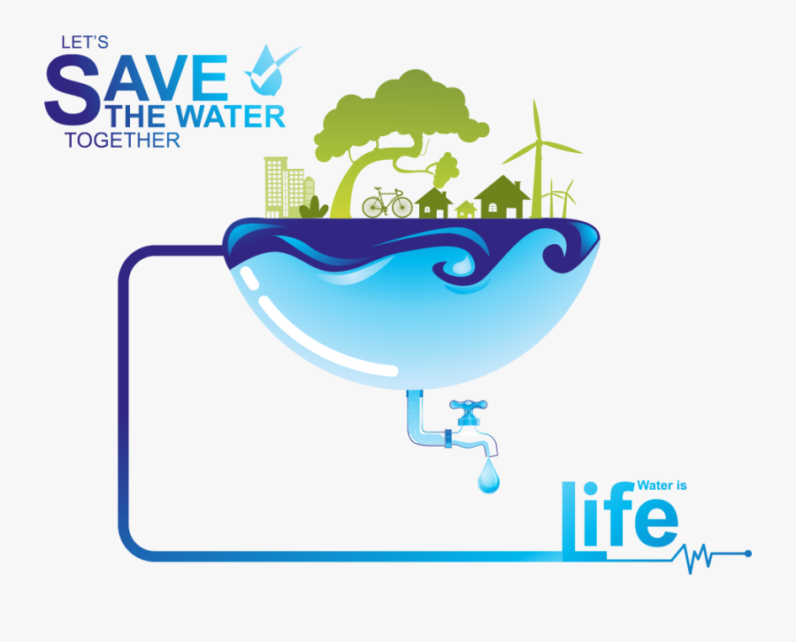 Clip Art For Save Water, Transparent Clipart