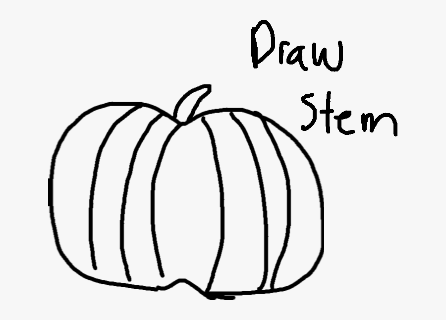 Drawing Copy Copy - Pumpkin, Transparent Clipart