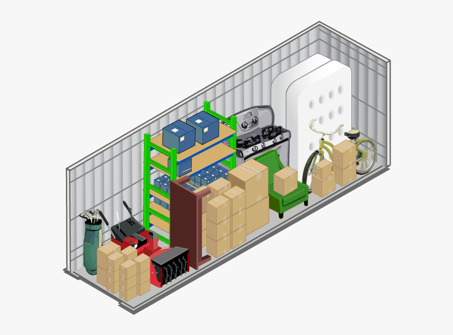 View Our Storage Unit At Winter"s Storage - Storage Units With Cars, Transparent Clipart