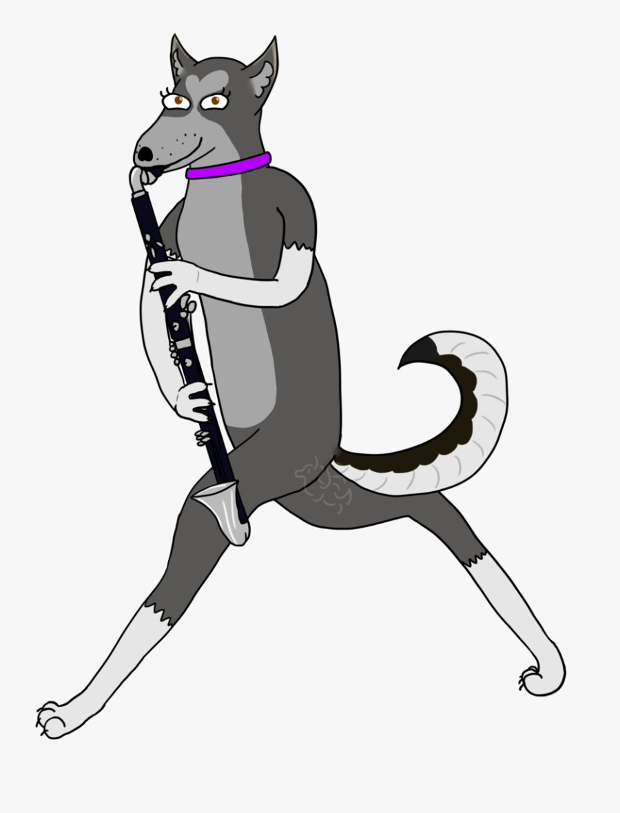 Cartoon Bass Clarinet Drawing - Bass Clarinet Cartoon Design, Transparent Clipart
