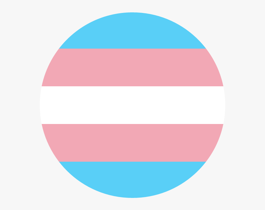 #circle #trans #beauty #amazing #transgender - Transgender Flag Circle, Transparent Clipart