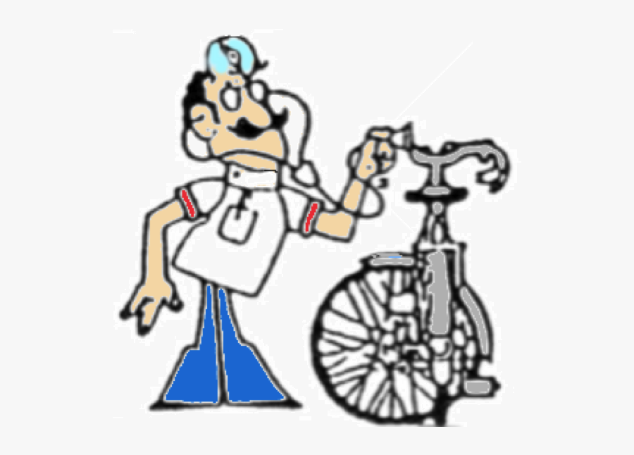 Doctor On Bicycle Cartoon Clipart , Png Download - Bike Doctor Cartoon, Transparent Clipart