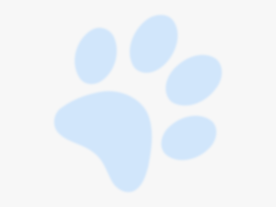 Blue Paw Print Svg Clip Arts - Circle, Transparent Clipart