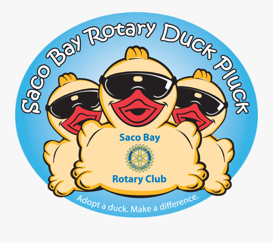 Rotary Club Of Saco Bay - Urs Duck Regatta, Transparent Clipart
