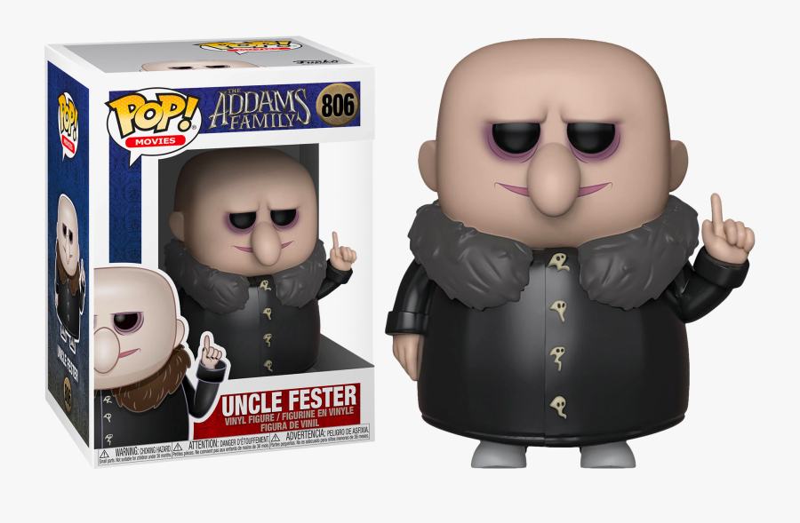 The Addams Family - Uncle Fester Funko Pop, Transparent Clipart