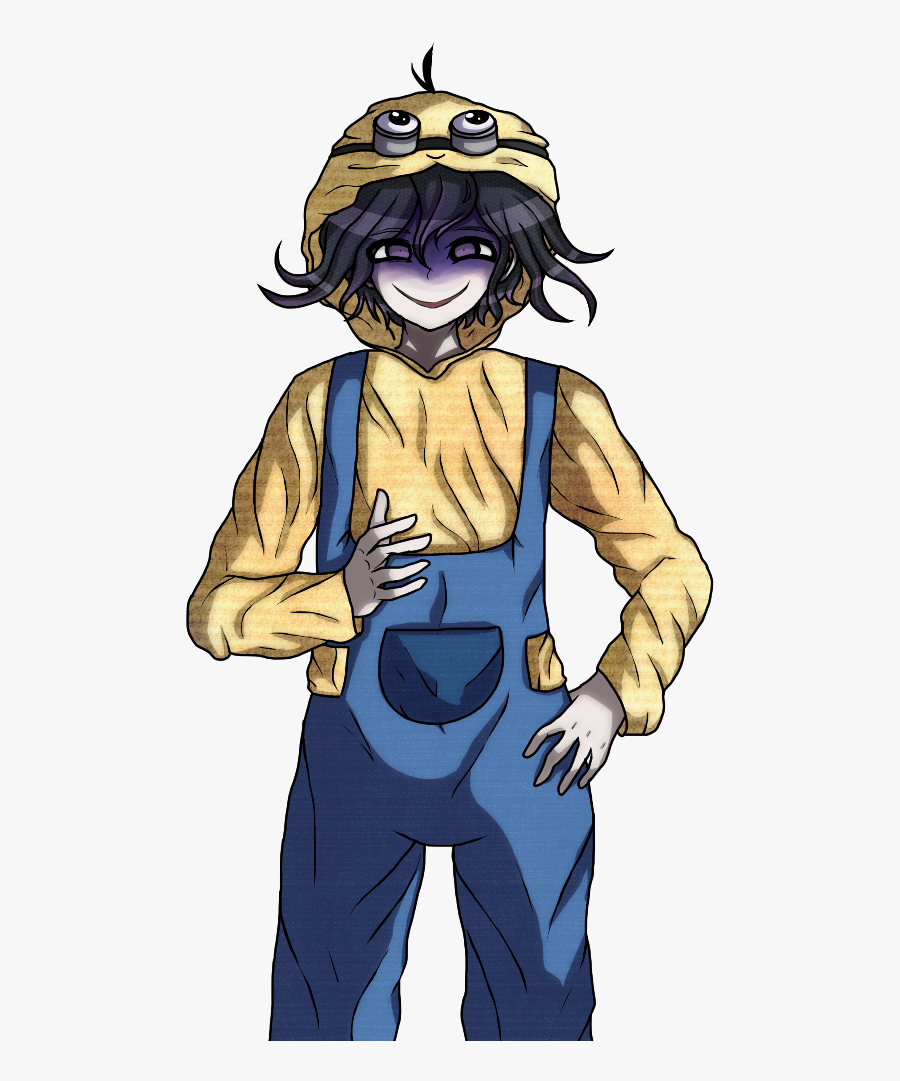 Onesie Clipart Suspenders - Danganronpa Minion, Transparent Clipart