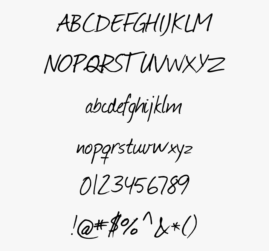 Clip Art Download Journal Font Handwriting - Fonts Journal, Transparent Clipart