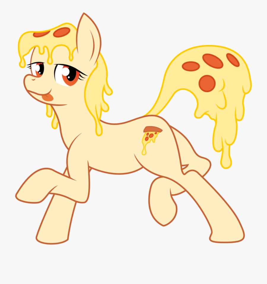 Pizza Pony Rainbow Dash Pinkie Pie Mammal Horse Like - Mlp Pizza Cutie Mark, Transparent Clipart