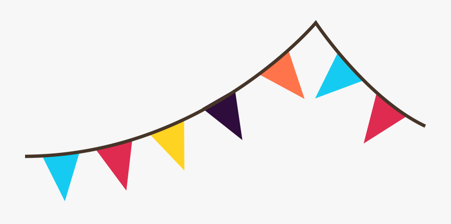 Flags Clip Art - Carnival Flag Banner Png, Transparent Clipart