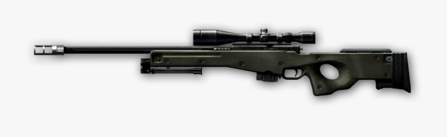Drawn Snipers L96a1 - Black Magnum Combat Arms, Transparent Clipart