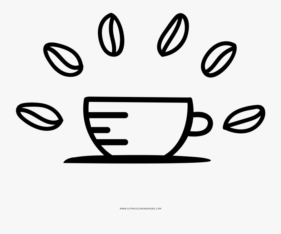 Hot Coffee Coloring Page Ultra Pages, Transparent Clipart