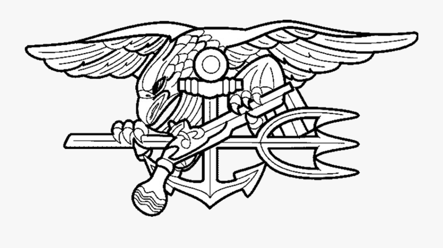 Clip Art Navy Seal Trident Clipart - Logo Navy Seal Trident, Transparent Clipart