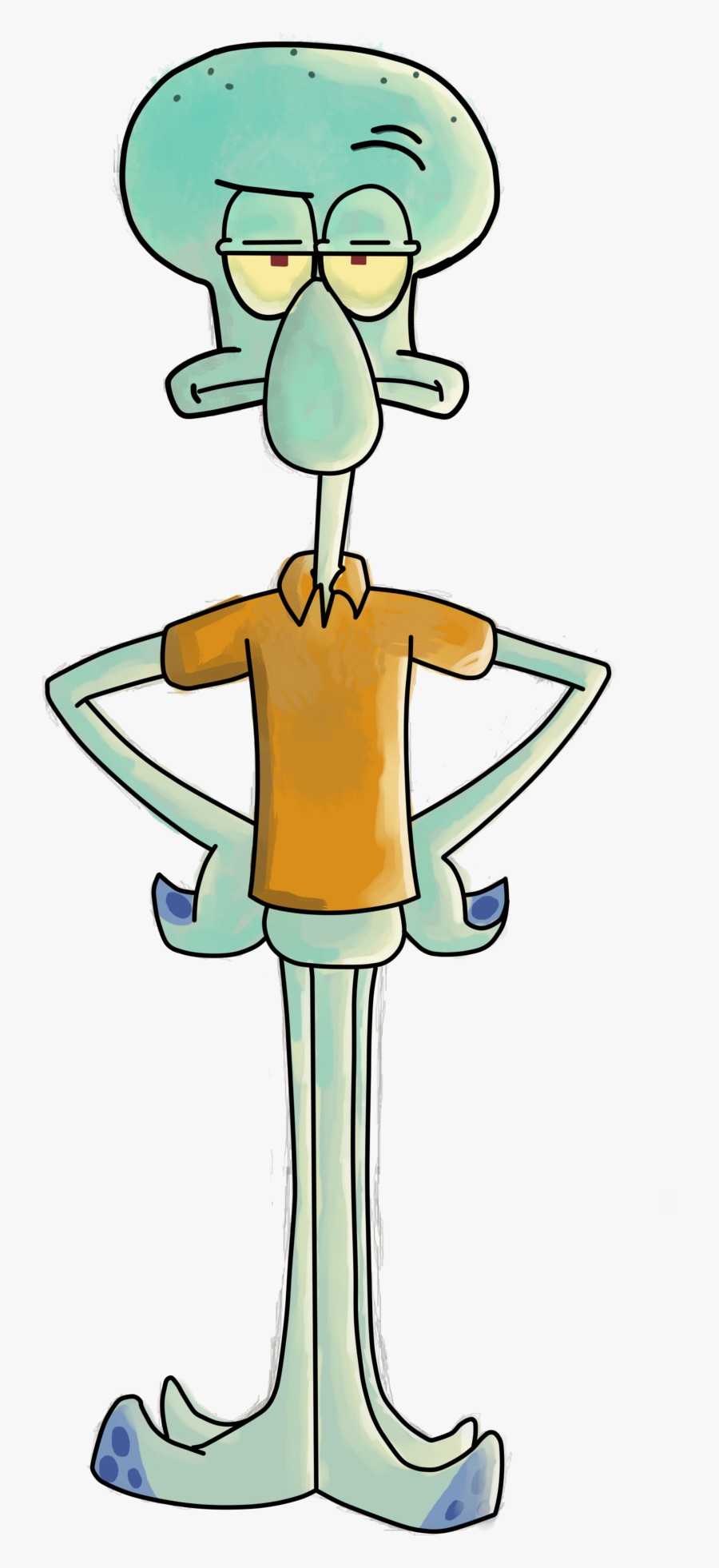 Squidward Tentacles, Transparent Clipart