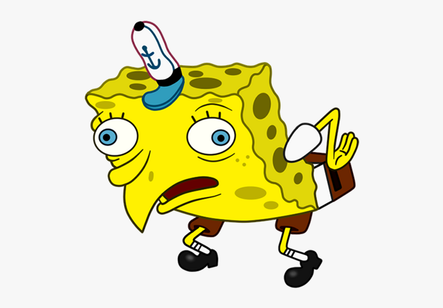 Mocking Spongebob Png - Spongebob Meme Transparent Background, Transparent Clipart