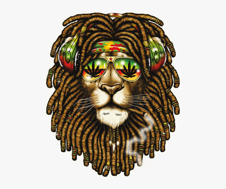 Clip Art Rasta Lion Picture - Siberian Tiger, Transparent Clipart