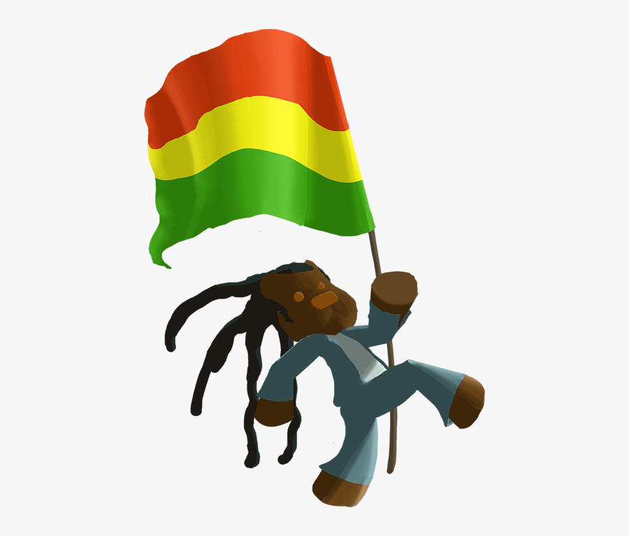 Transparent Rasta Flag Png, Transparent Clipart