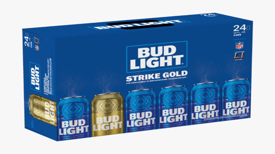 Transparent Bud Light Can Clipart - Bud Light Gold Can, Transparent Clipart