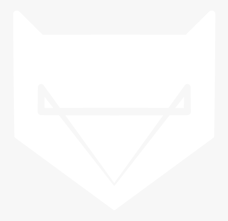 Hydra Media Logo White - Triangle, Transparent Clipart