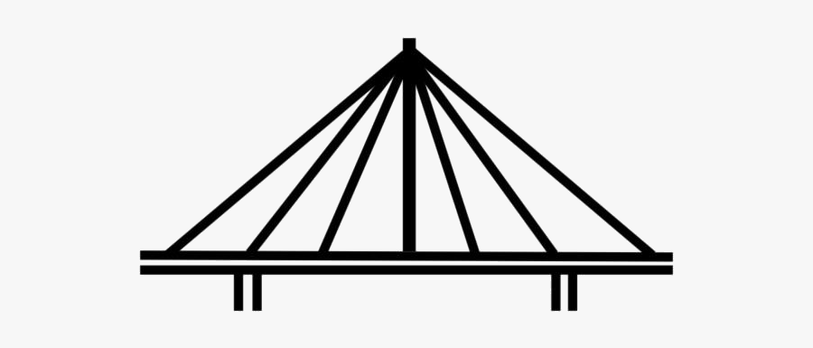 Suspension Bridge Png Transparent Images - Triangle, Transparent Clipart