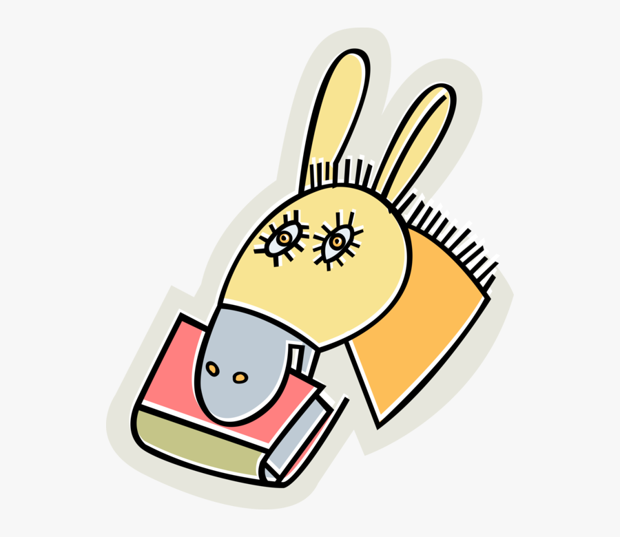 Vector Illustration Of Donkey Ass Jackass With Book - Осел С Книгой, Transparent Clipart