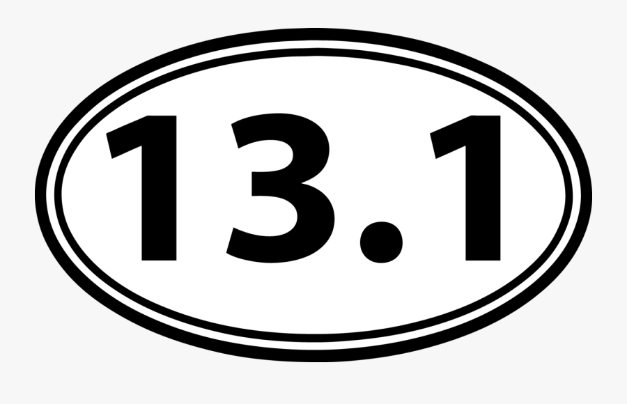 13.1 Marathon, Transparent Clipart