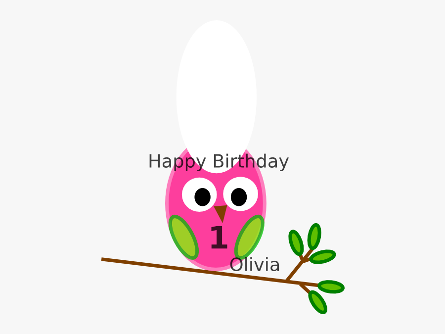 1st Happy Birthday Png, Transparent Clipart