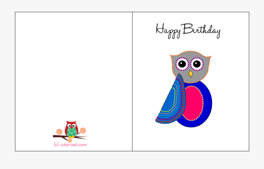 Birthday Cards Inside Printable, Transparent Clipart