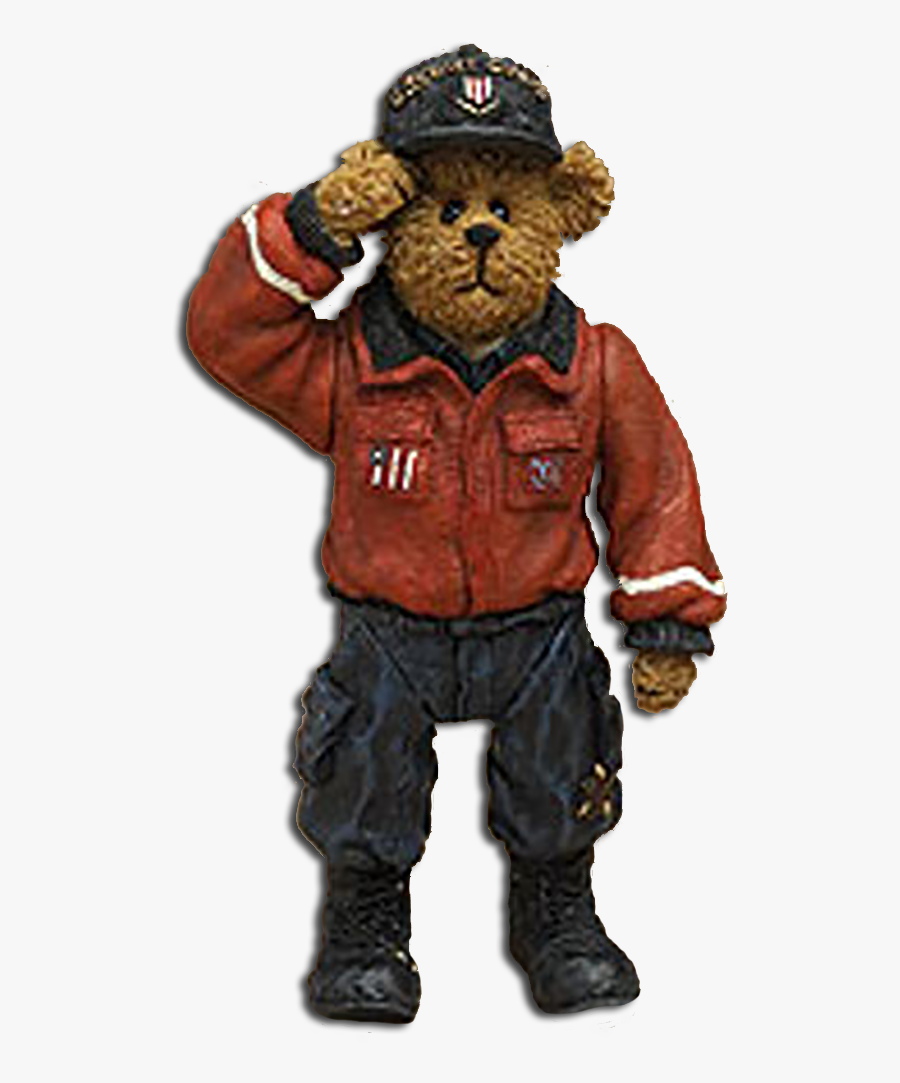 Boyds Shoe Box Bears As American Heroes Coast Guard - Teddy Bear, Transparent Clipart