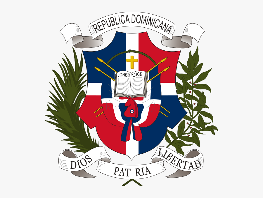 Coat Of Arms Of The Dominican Republic - Dominican Republic Emblem Png, Transparent Clipart
