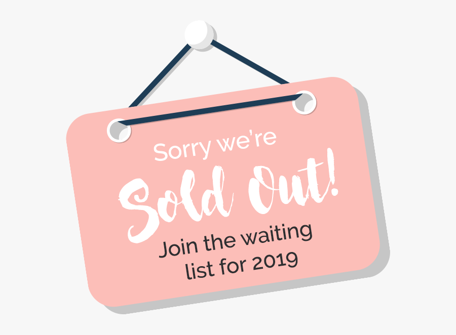 Sold Out Clipart Label - Sold Out Sign Pink, Transparent Clipart