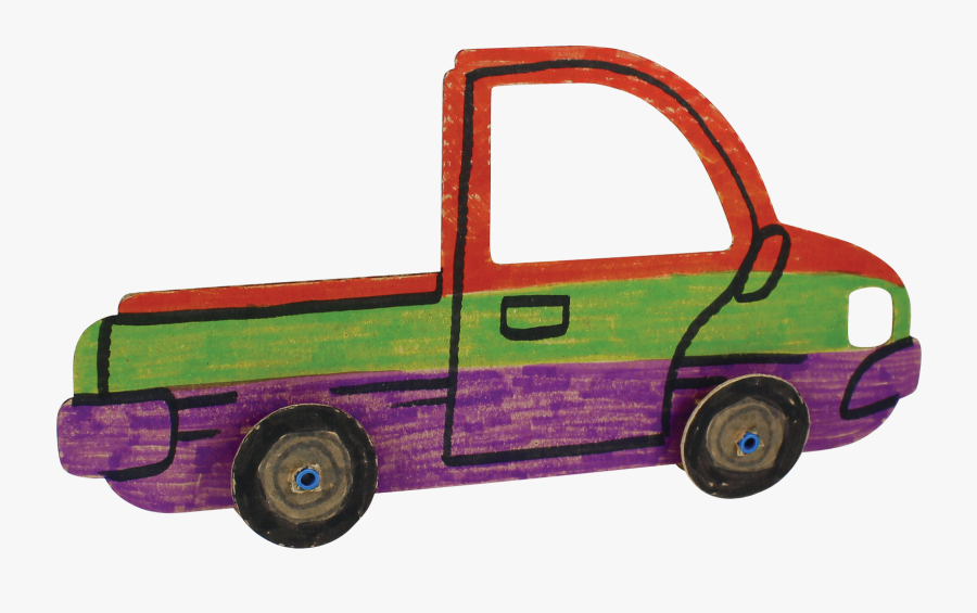 Transparent Collage Frames Designs Png - Pickup Truck, Transparent Clipart