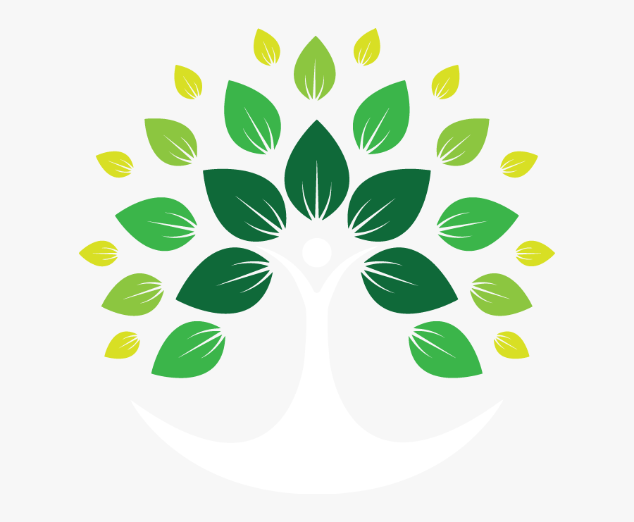 Green Transparent Leaf Logo, Transparent Clipart