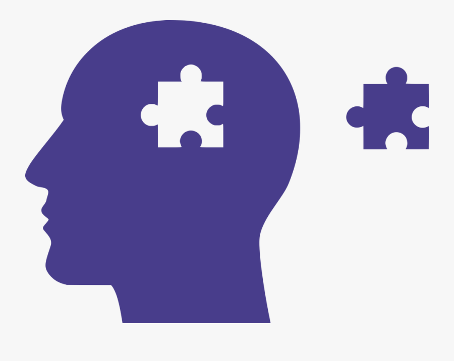 Puzzle Piece In Brain, Transparent Clipart