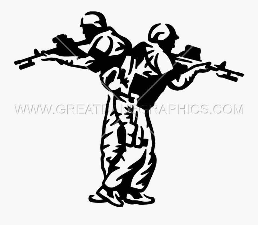 Swat Production Ready Artwork For T Shirt Printing - Illustration, Transparent Clipart
