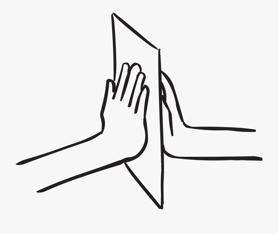 Sheet Of Paper Held Between Two Hands, As Featured, Transparent Clipart