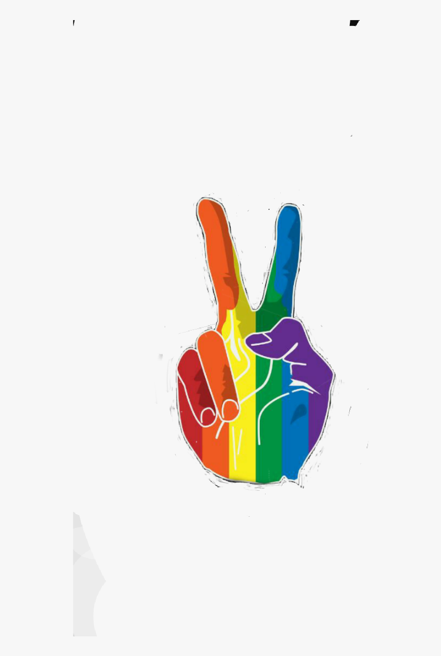 Lgbt Pride Tumblr Hand Png Pride Tumblr - Stickers Transparent Lgbt, Transparent Clipart