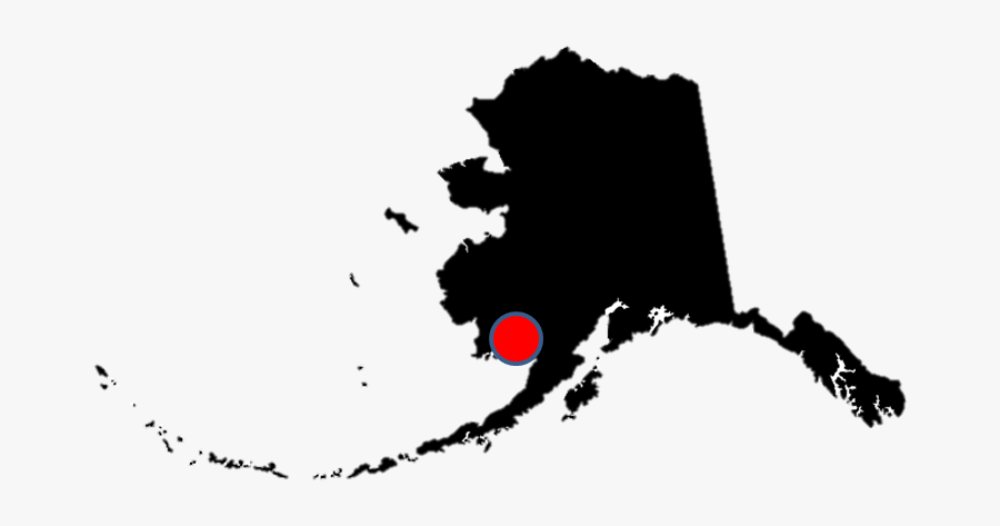 Map Of Alaska - Alaska Map No Background, Transparent Clipart