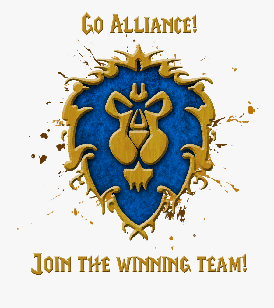 Wow Alliance Logo Png, Transparent Clipart