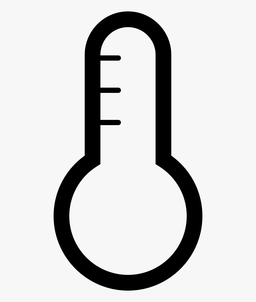 Empty Mercury Thermometer, Transparent Clipart
