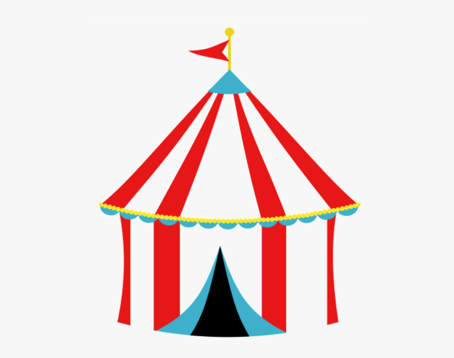 Tent Carnival Circus Clip Art - Transparent Background Circus Clipart, Transparent Clipart