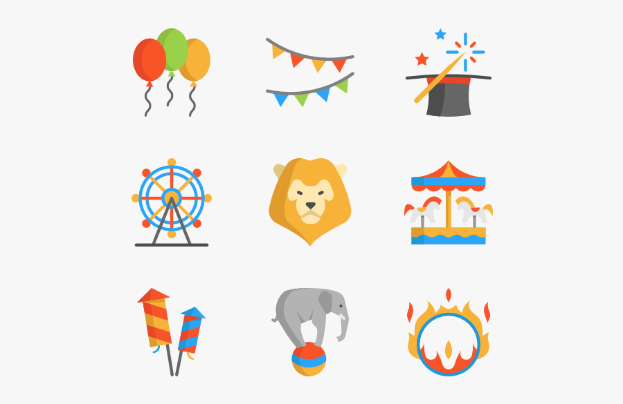 142 Circus Icon Packs - Transparent Circus Icon Png, Transparent Clipart