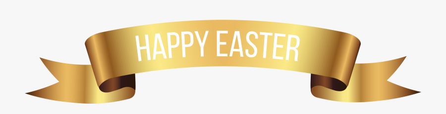 Easter Clip Banner - Happy Easter Banner Clipart, Transparent Clipart