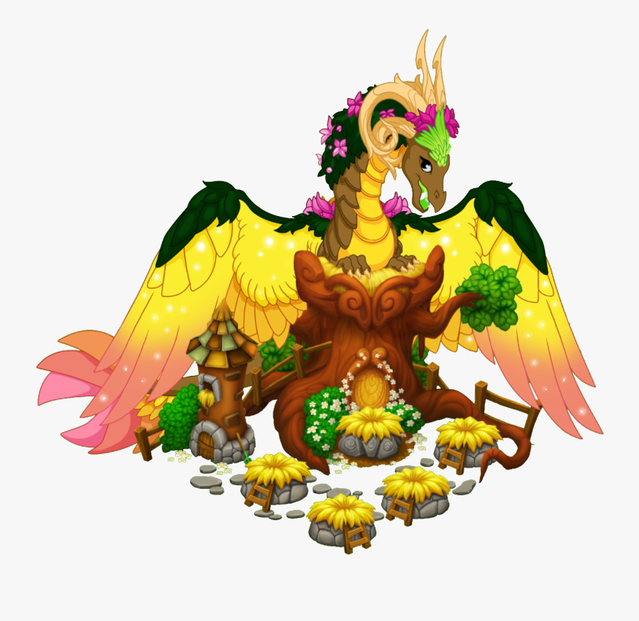 Gaiaadult - Dragonvale Gaia Max Level, Transparent Clipart