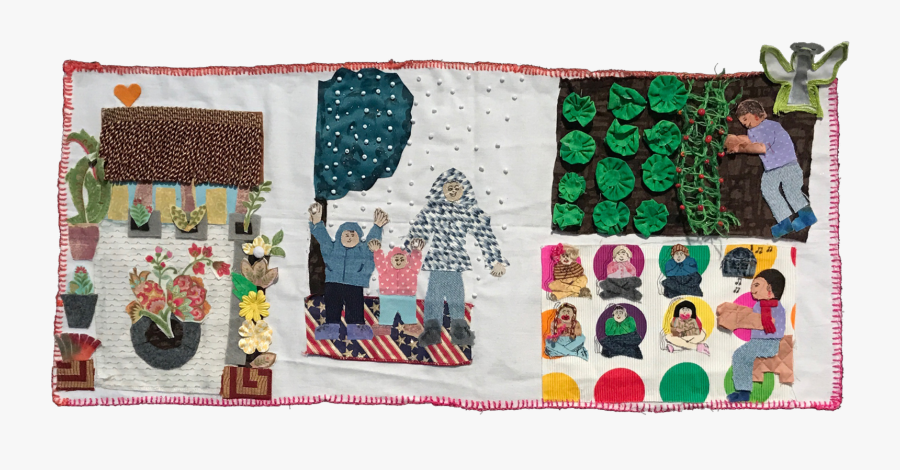 Ingrid"s Story Cloth - Patchwork, Transparent Clipart