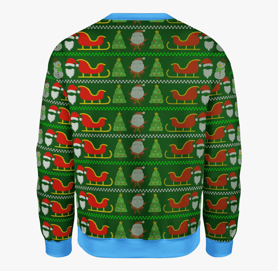 Christmas Sweater Beard Rides Christmas Sweater"
 Class= - Cardigan, Transparent Clipart