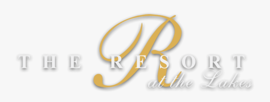 Resort At The Lakes - Calligraphy, Transparent Clipart