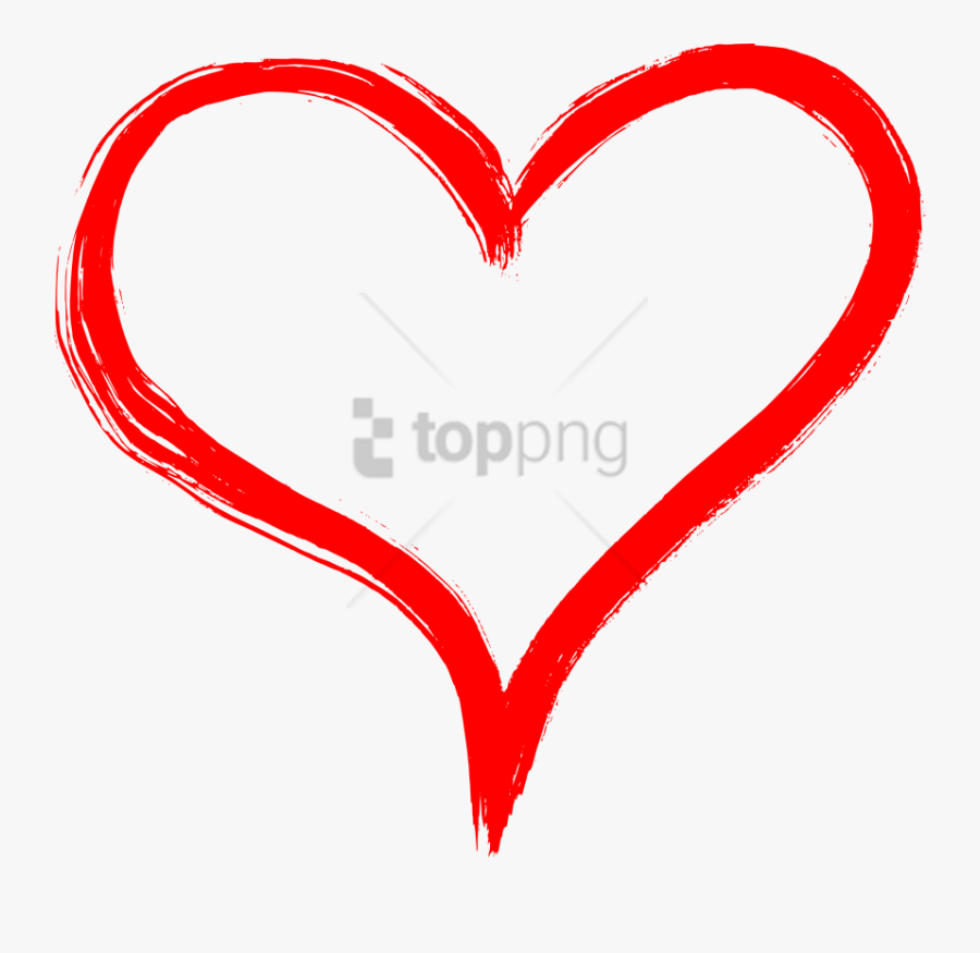 Heart Drawing Png, Transparent Clipart